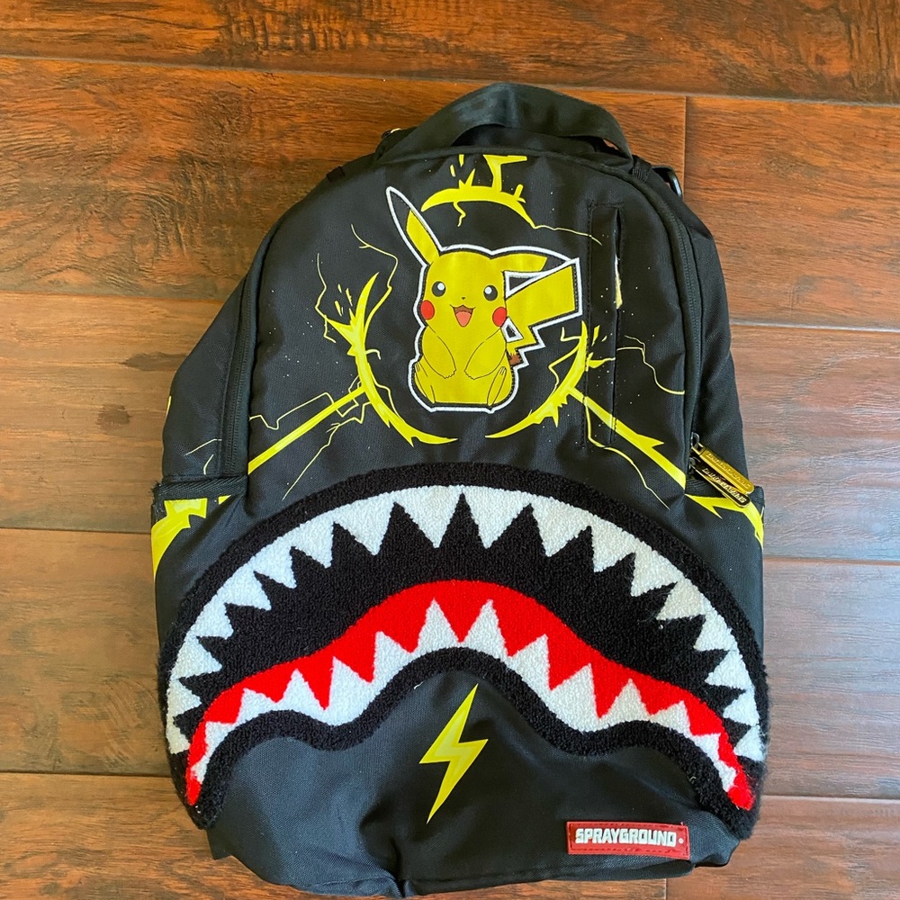 Sprayground limited backpack pikachu